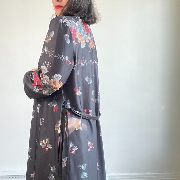 Vintage JUDY GAIL Montréal 70's Floral Robe - Size M/L - Picture 11 of 14